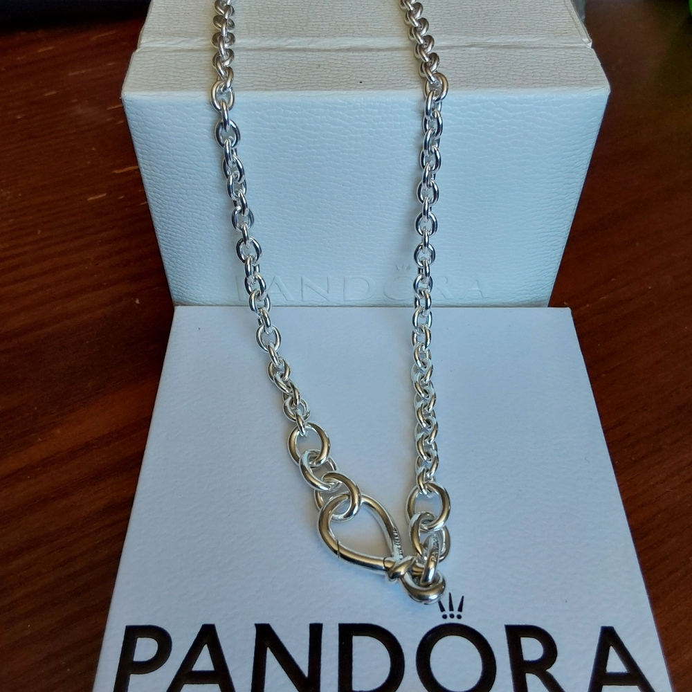 Pandora Sterling Silver Chunky Infinity Chain Necklace 398902C00-50